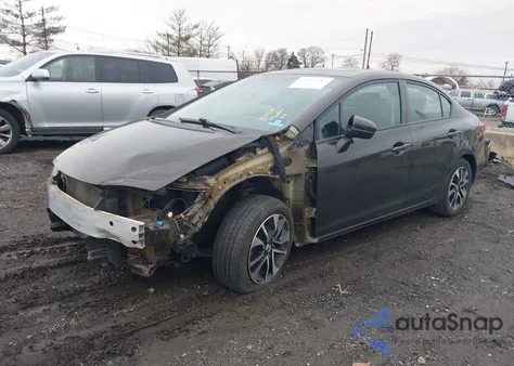 2014 Honda Civic Ex from USA, damaged, VIN 2HGFB2F82EH500730
